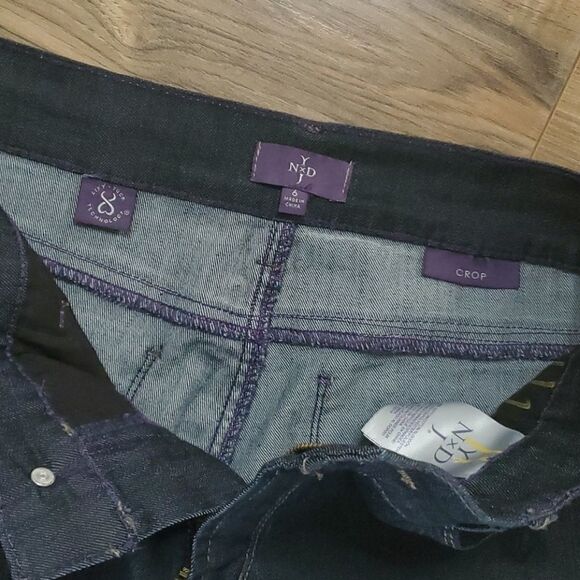 NYDJ | Dark Wash Crop Jeans - Picture 4 of 6